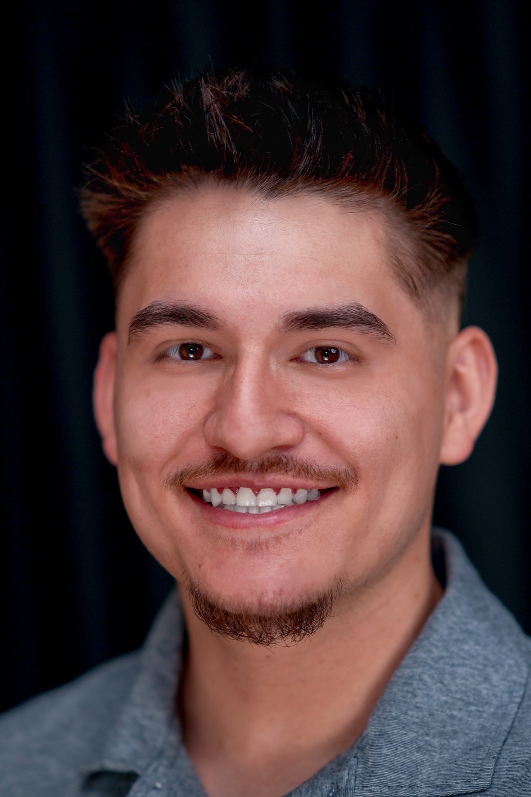 Dawson, Las Vegas actor headshot captured at sunrise with natural studio light